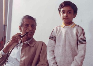 Vikram with Satyajit Ray